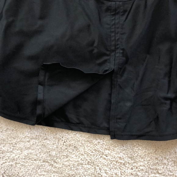 Pure Energy plus size black swim skirted bottom - Picture 3 of 12